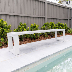 Fermo Outdoor Aluminium Bench 200 cm