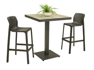 Clifton Table Nardi Net Stool Outdoor Bar Setting