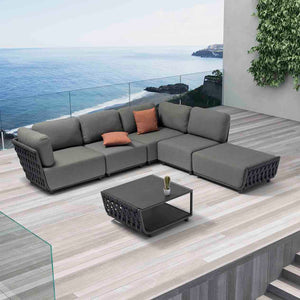 Lawson 3 Seater Outdoor Rope Lounge