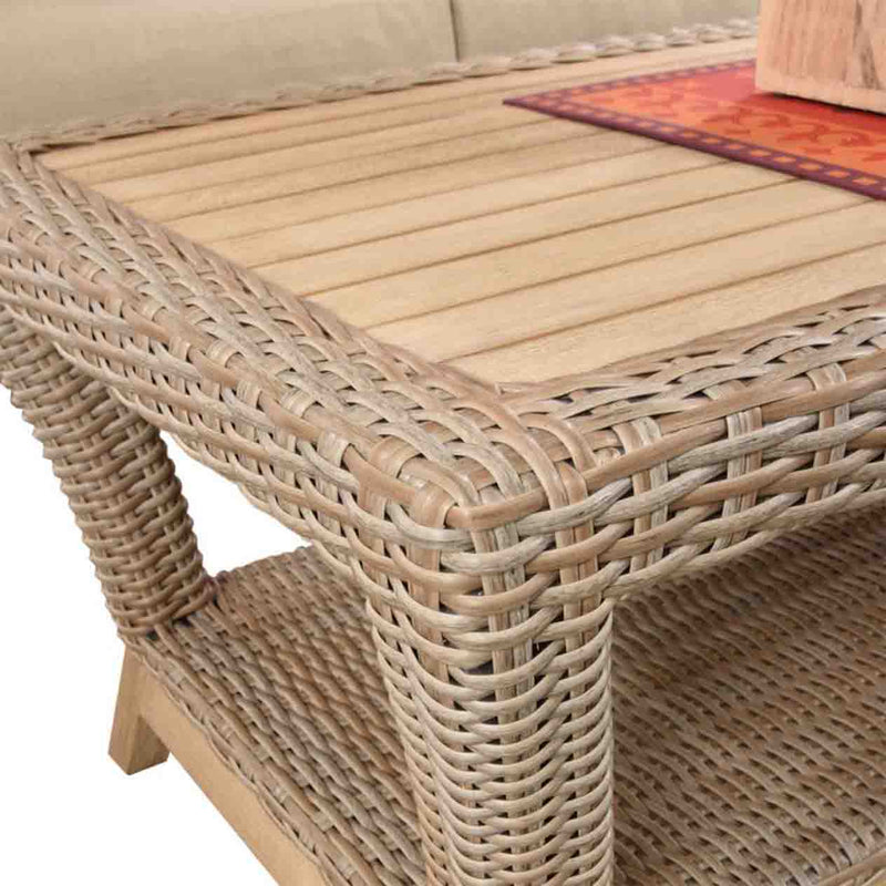 Noosa outdoor loungers, beige wicker material on Aluminium frame, perfect Outdoor Furniture for Outdoor Lounge