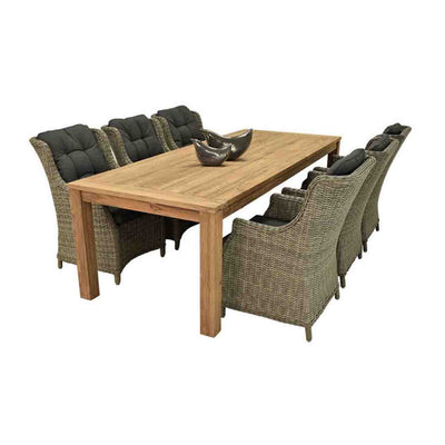 Outdoor Wicker Dining Settings