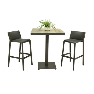 Clifton Table Nardi Trill Stool Outdoor Bar Setting